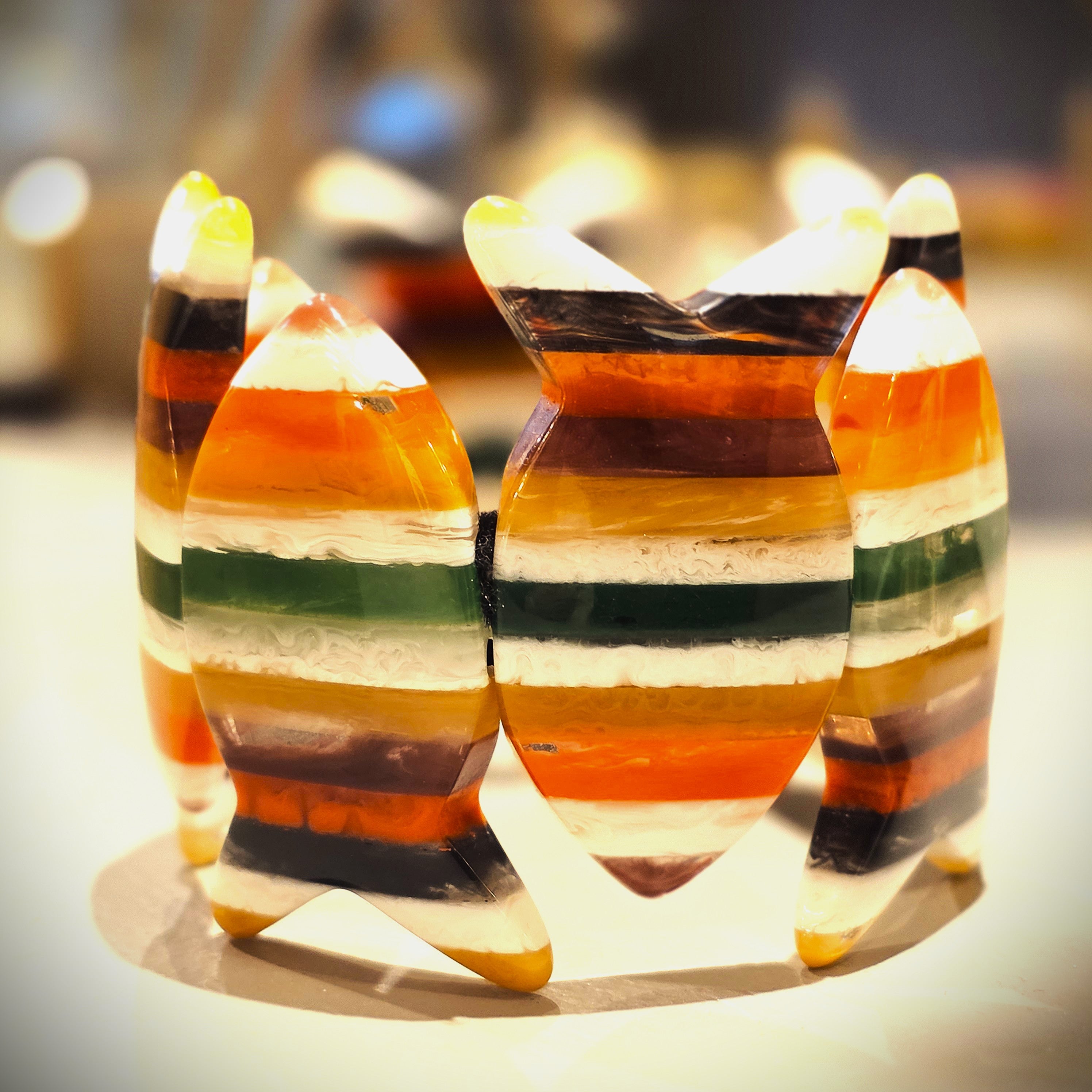 Bracciale in resina "Fish"