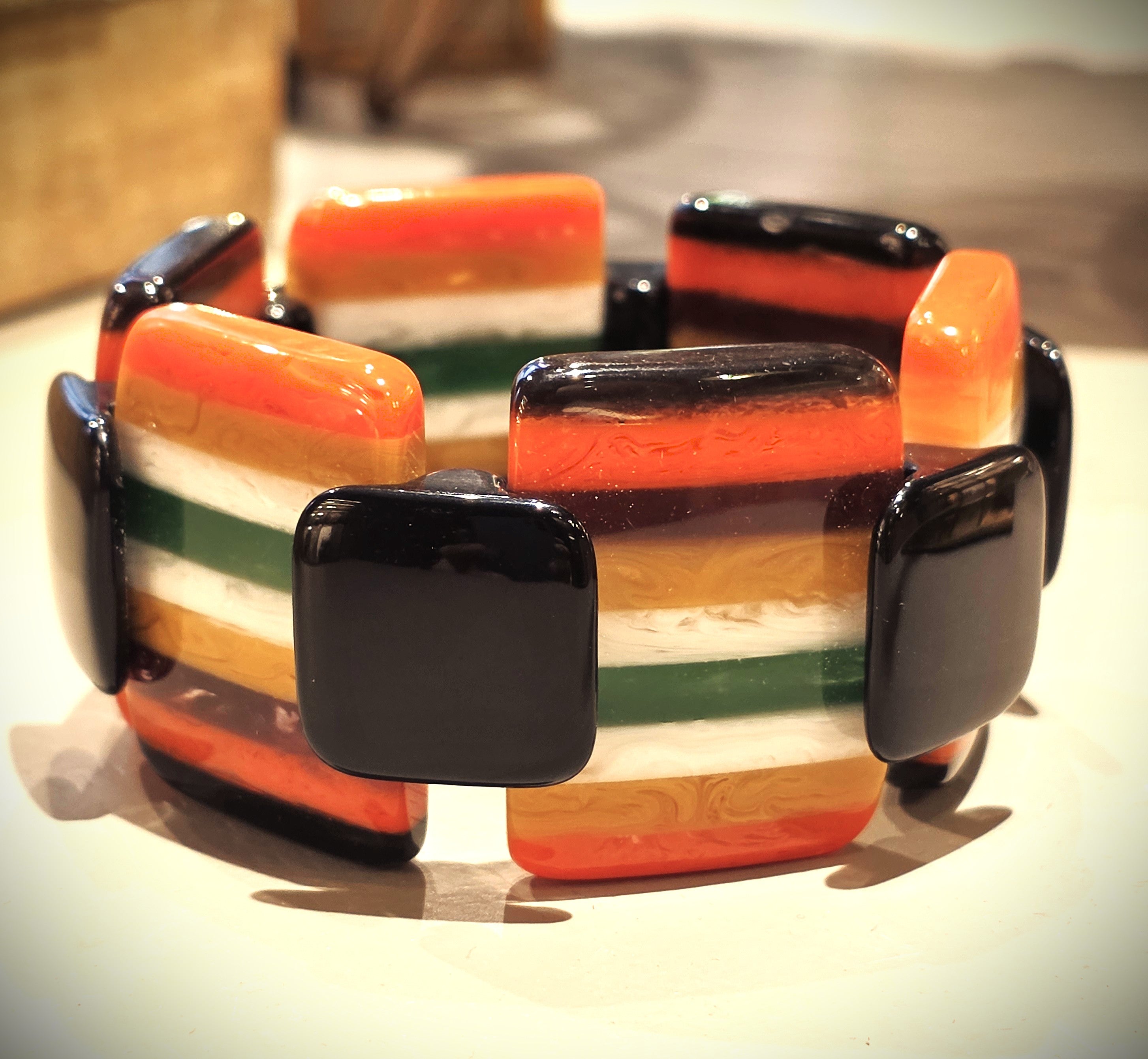 Bracciale in resina "Squared"