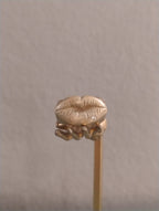 Anello "Kiss me" in bronzo giallo